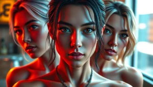 High-quality nsfw ai image generator creating hyper-realistic adult scenes with vivid detail and emotional depth for digital creators.